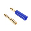 10PCS Banana Plugs 4mm Audio Jack Connector Solderless Six Blade