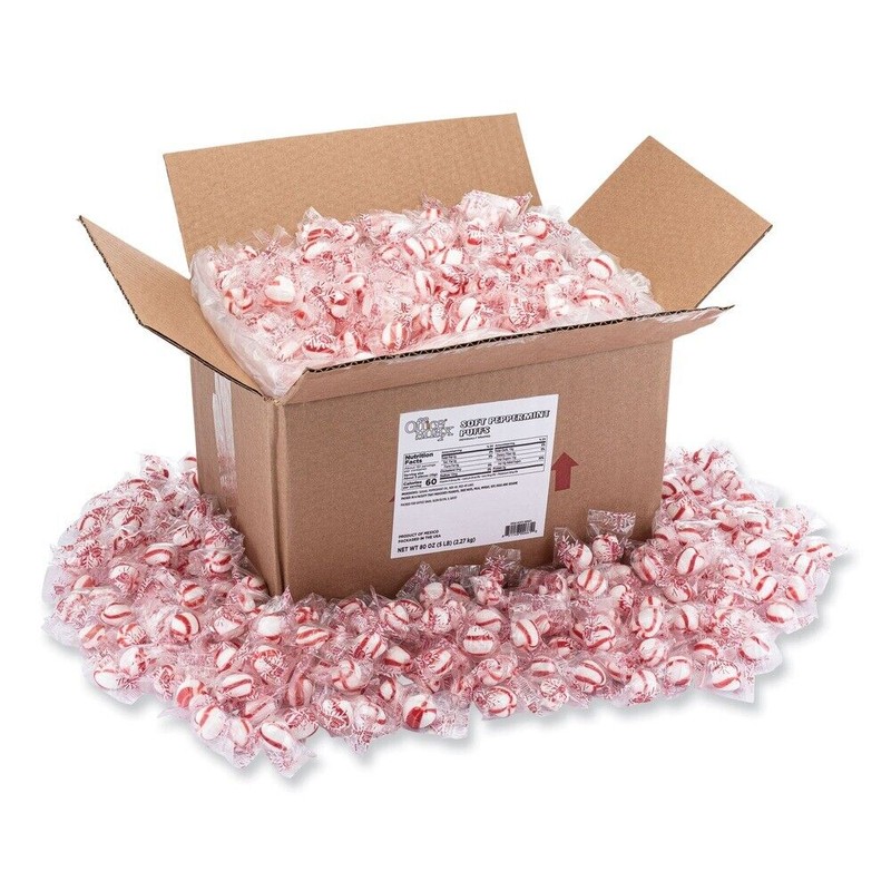 Office Snax 661 5 lbs. Carton Candy Assortments - Peppermint