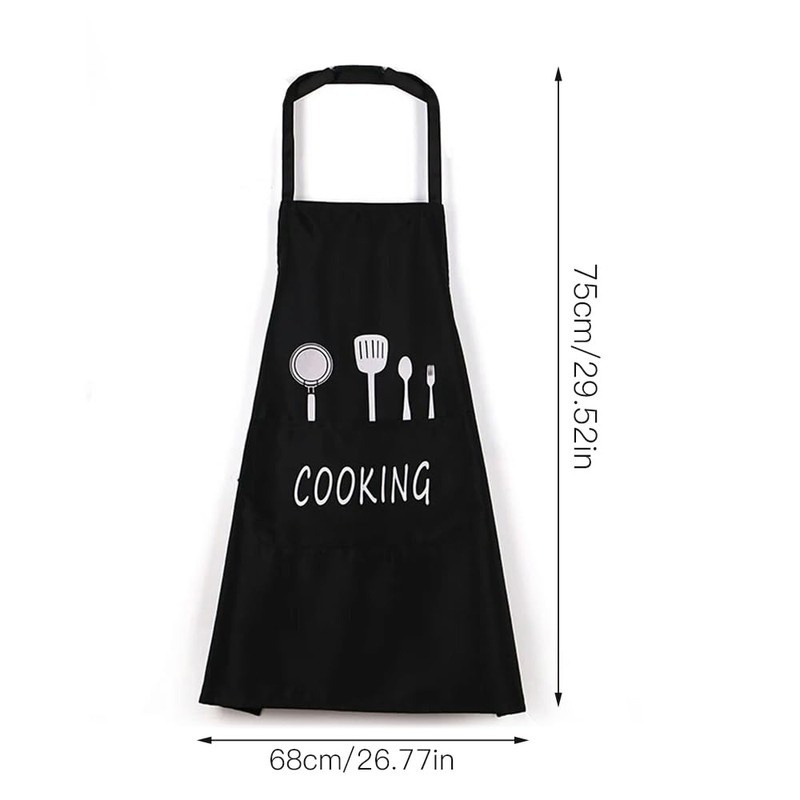 Hyakoz Pack of 2 Kitchen Apron Chefs Kitchen Apron Waterproof