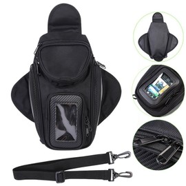 Ranzek Motorcycle Large Capacity Tank Bag with Strong Magnetic Black