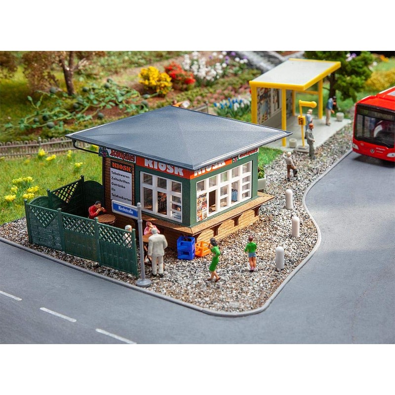 Faller FA120303 Kiosk Model Kit, Accessories, Multi-Colour, Large