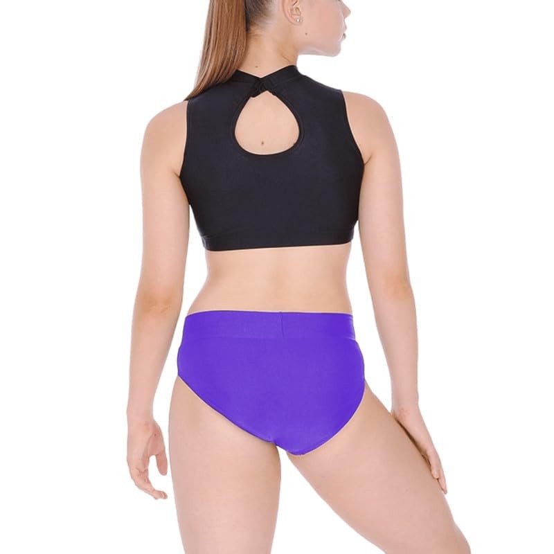 BODYWEAR LTD Girls Shiny Nylon Shorts - Hot Pants -