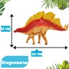 Zappi Co Children's Stegosaurus Dinosaur Figure Toy (20 cm Length)