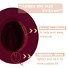 Lisianthus Men & Women Vintage Wide Brim Fedora Hat with