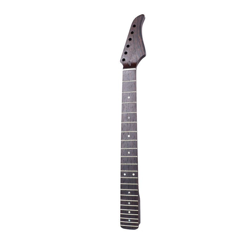 22 Frets Neck Replacement Wenge Wood Material Guitar Fingerboard Neck