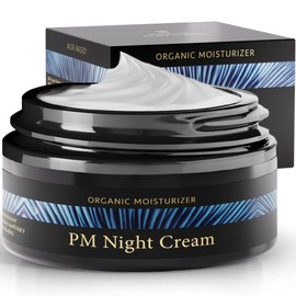 Night Cream Ceramide Moisturiser 50ml, Face Cream for Women with Shea Butter Squalane and Aloe Vera for Sensitive and Dry Skin Moisturiser Face Women - Face Care - Face Moisturiser - Satin Naturel