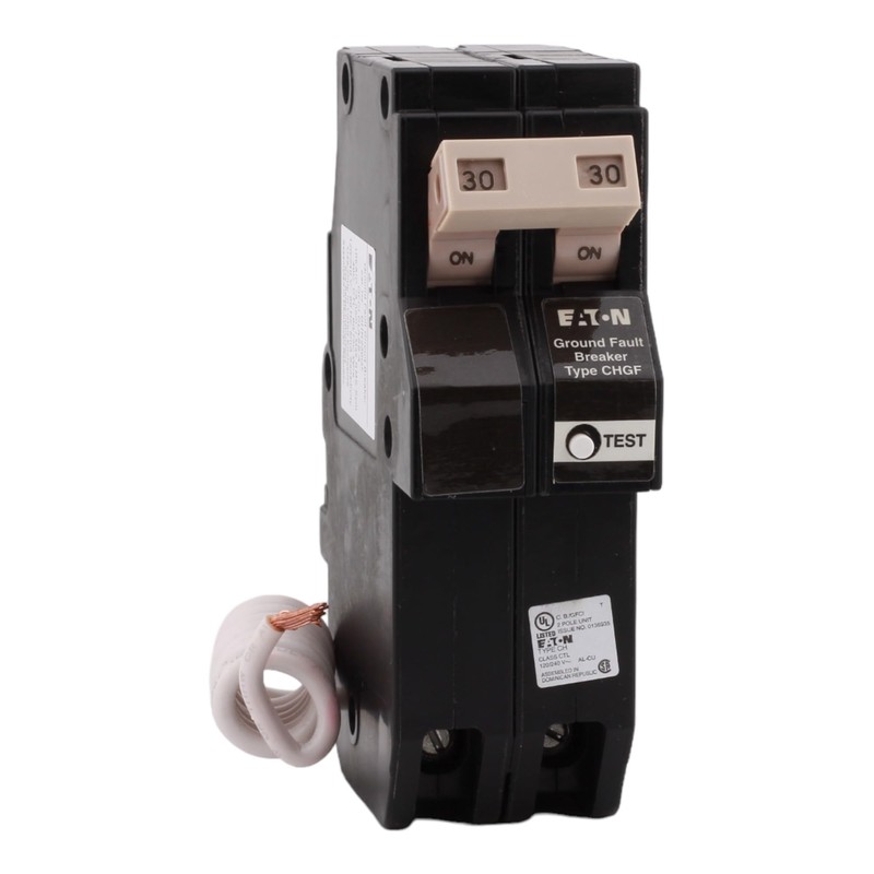 CHN230GF 30 Amp Double Pole GFCI Ground Fault Circuit Breaker,