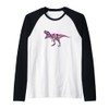 Tyrannosaurus Rex T-Rex Dino Dinosaur Raglan Baseball Tee