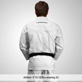 Hayabusa Ultra-Lightweight Pearlweave Jiu Jitsu Gi - White, A0