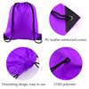 KUUQA 2Pcs Drawstring Backpack Bags Sports Cinch Sack String Backpack