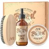 Jvr Kit Aseo Barba Hombres Cuidado Aceite Refrescante Aroma Limón