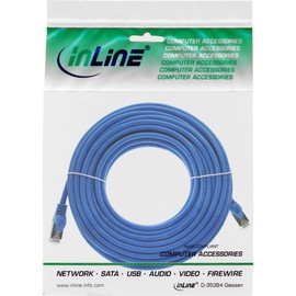 InLine 72505 RJ45 Cable 5 m blue