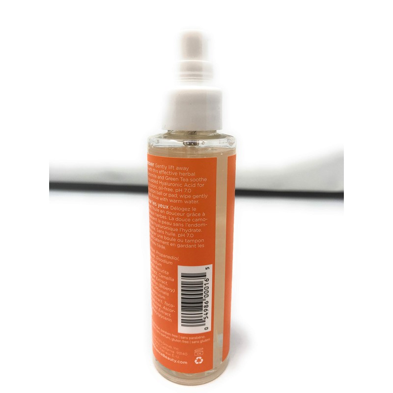 Earth Science, Makeup Remover Eye Chamomile Green Tea, 4 Fl