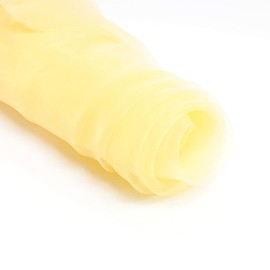 Wambere 100 x 150 cm Tulle Fabric Decorative Organza Fabric, Bridal Veils, Wedding Dress, Table Runner, Tutu Skirts, Gift Bow for Wedding, Birthday, Christmas, Party, Decoration, Light Yellow