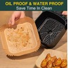 Air Fryer Disposable Paper Liners Square, Non-Stick Parchment, AirFryer Accessories