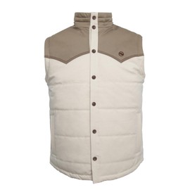 Western Welder Vest (Natural/Khaki, X-Large)