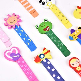 Pack of 30 Bookmarks Children's Gadget Birthday Children Bookmarks Animals Wooden Party Bag Party Birthday Children Party Favours Christmas (Pack of 30)