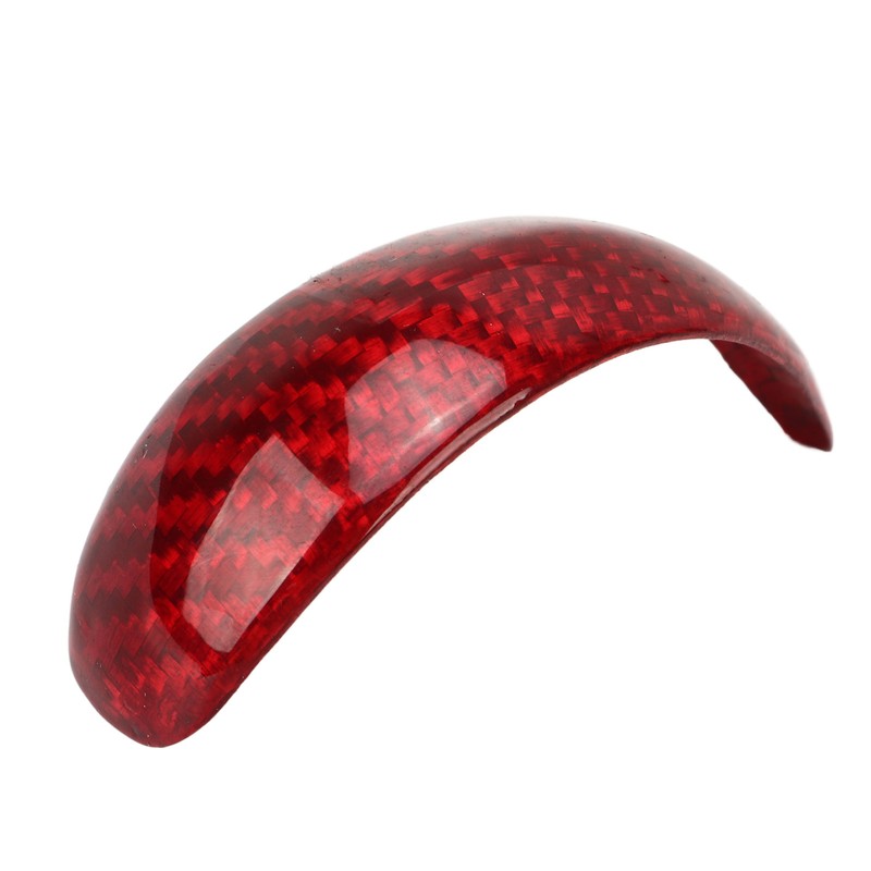 Gear Shift Knob Cover Red Red Carbon Fiber Shifter Lever