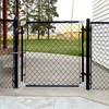 WRINGKIT 4 Pack Chain Link Fence Gate Corners 1-3/8, Aluminum