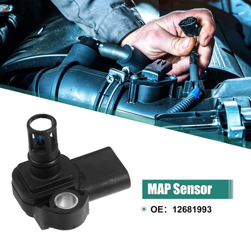 X AUTOHAUX MAP Sensor 12681993 Intake Manifold Pressure MAP Sensor