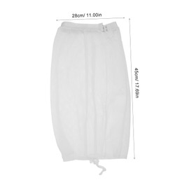 Beavorty Mesh Hair Net Bonnet for Fast Drying Curly Hair Adjustable Cap with Drawstring for Efficient Moisture Evaporation and Comfortable Breathability for Home and Travel Use