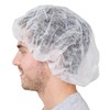 SAFEKO Unisex Polypropylene Bouffant Caps, 1,000 Count [WHITE | 21"]