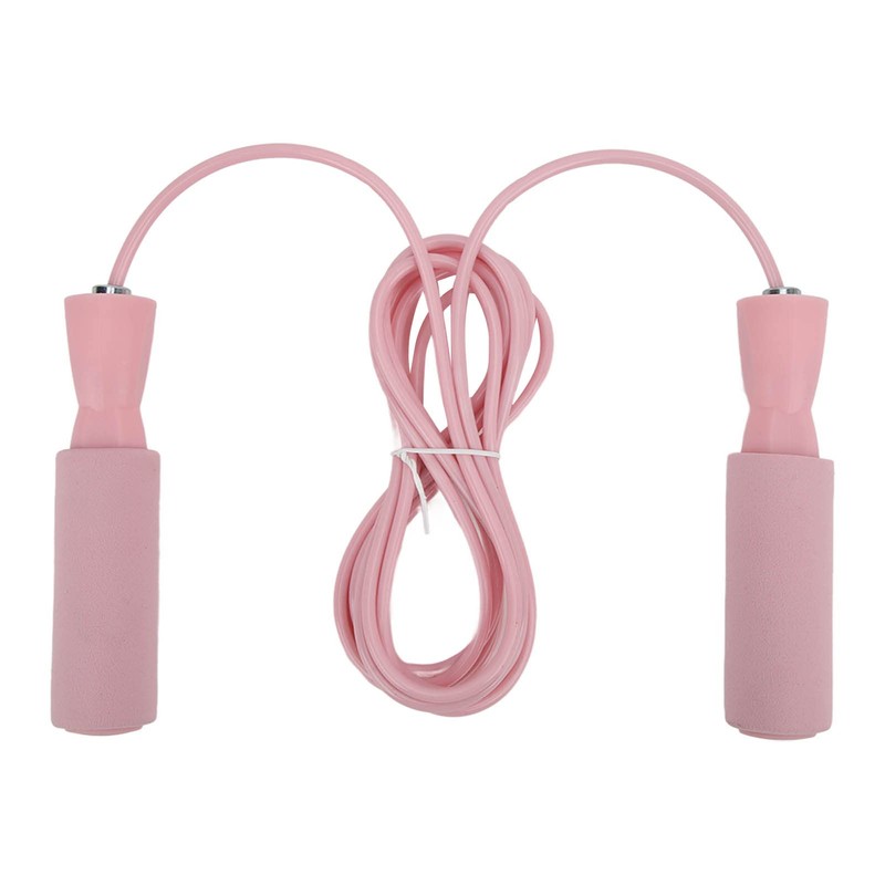 Cuerda de saltar de alambre de acero ajustable con doble