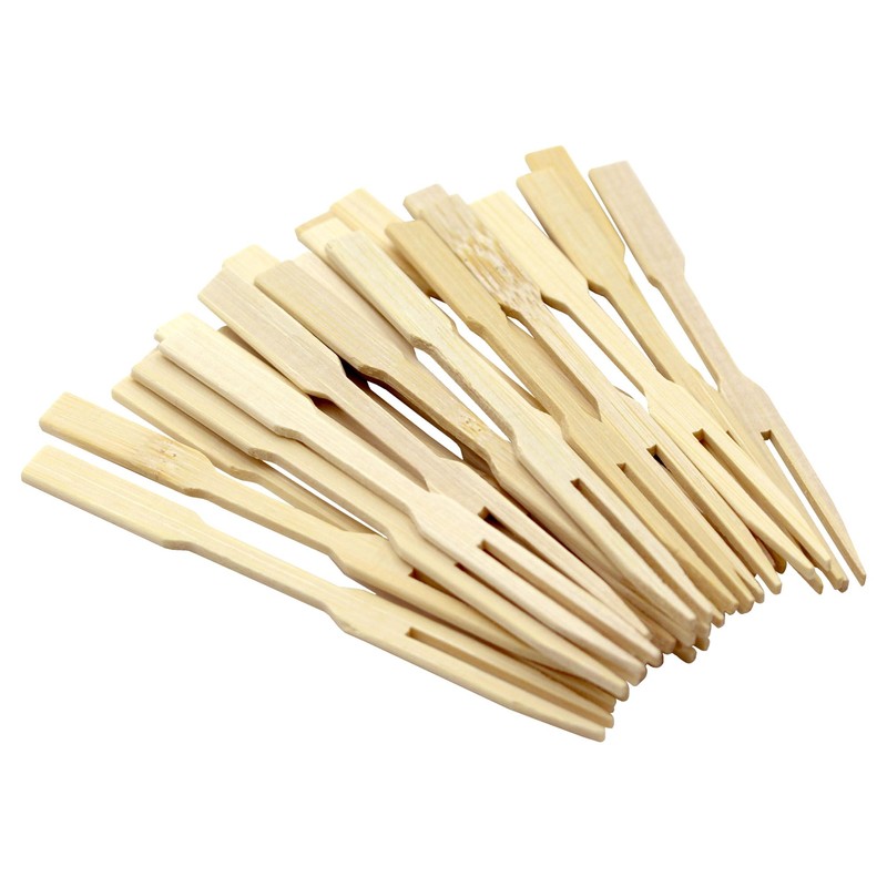 Premium Mini Cocktail Tasting Forks 3.5" Inches 100 Pieces -