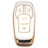 HEYEZQTY - Funda protectora de 4 botones sin llave para