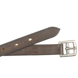 Premier Leathers for Horse Riding | Handcrafted in English Tradition | Stainless Steel Buckles | Holes for Precise Stirrup Length | Ideal for Schooling & Training | Havana 1 x 56