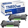 TN850 Toner Cartridges 2BK High Yield Compatible for Brother HL-L6200DW