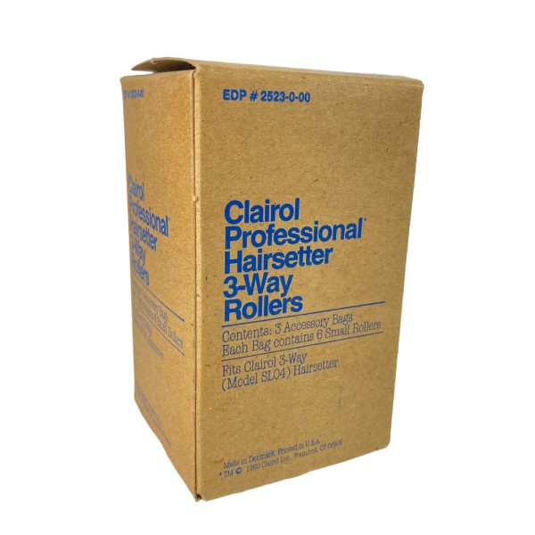 Clairol NOS VTG Clairol Hairsetter 3-Way Hot Small Rollers Replacement