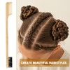 Geiserailie 3 Pieces Moustache Comb and Brush Beard Edge Brushes