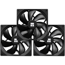 Thermalright TL-C14C X3 CPU Case Fan 140mm, PWM Fan Silent Computer Fan with 1500RPM Speed, CPU Cooling Black Fan,3 Quantities