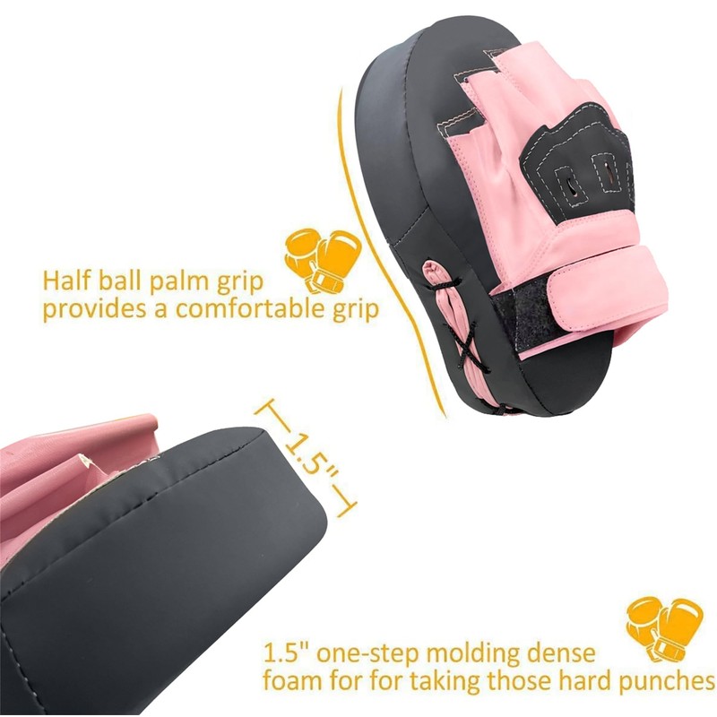 Valleycomfy Punching Mitts Boxing Punching Gloves Mitts Training Martial Arts