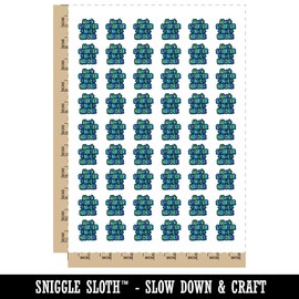 Work Smarter Not Harder Temporary Tattoo Water Resistant Fake Body Art Set Collection - 54 1" Tattoos (1 Sheet)