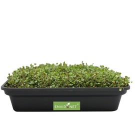 Environet Home Microgreens Growing Kit - Includes Microgreens Growing Tray, Grow Mat and Organic Non-GMO Microgreens Seeds, Grow Fresh Micro Greens Every Week, Just Add Water