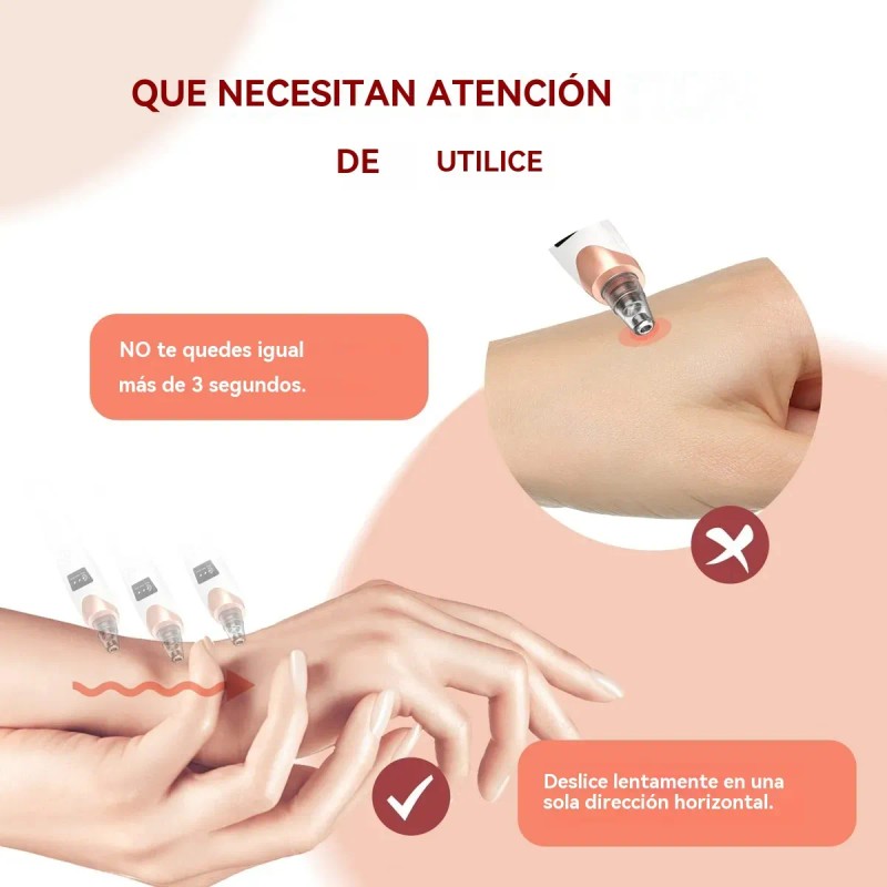 Limpiador De Poros Extractor De Puntos Negros Y Acné Facial