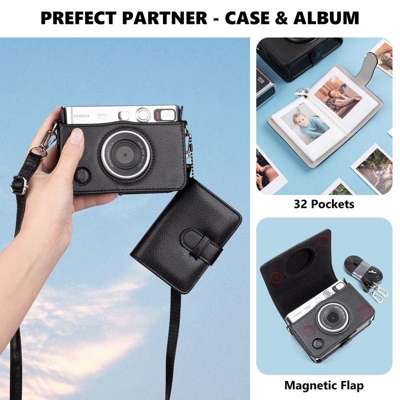 HIYQIN Mini EVO Camera Case and Accessories Bundle, for Fujiifilm