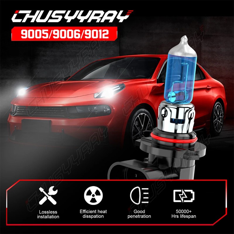 CHUSYYRAY 9005 9006 LED Headlights Kit Combo Bulbs 5000K High