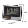 RHYTHM 8RZ215SR19 Alarm Clock, Atomic Clock, Solar, Auxiliary Power, Temperature,