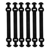 6 Pcs Tennis Racket Vibration Dampeners Long Buckle Tennis Racquet