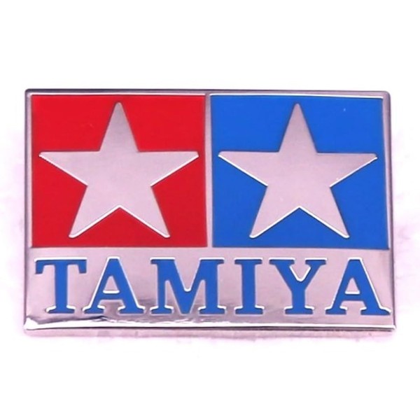 Tamiya Pin Badge ◆ TAMIYA Pin Badge ◆ Size (Approx.)