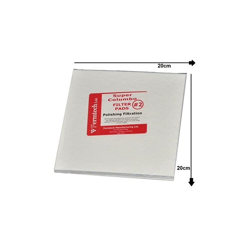 #2 Filter Pads 20 cm x 20cm for 20x20 plate