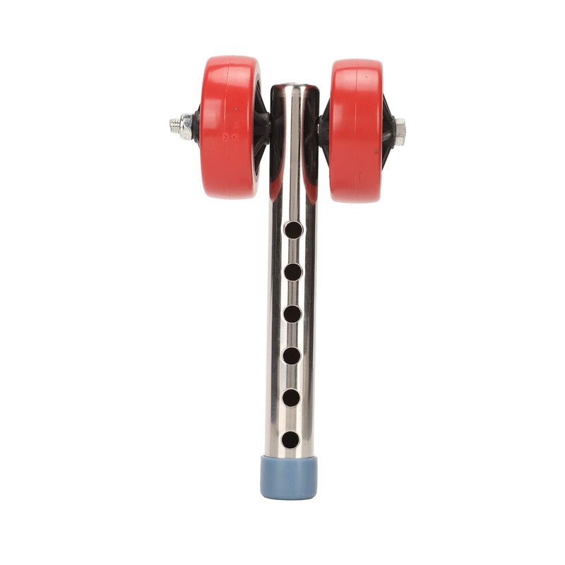 Fockety Adjustable Height Walker Wheels with Ski Glides for Most