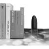 Qidexin 2pcs Book Ends, Acrylic Bookends, Non-Skid Book End, Clear