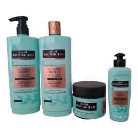 Anne Rothshield Kit Shampoo Acond Crema Peinar Masc Colageno