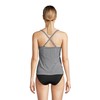 Lands' End Women Chlorine Resistant Tie Front Underwire Tankini Top