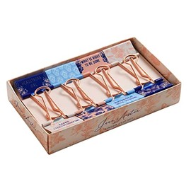 Jane Austen: Floral Patterns Binder Clips (Set of 8)