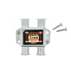 F-Factory FNT-DL3 Antenna 3 Splitter, 4K8K/BS/CS/Terrestrial Digital/CATV Compatible, All Terminal